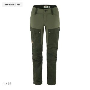 Fjallraven Keb Trousers Curved W • size 14 / 32 NWT